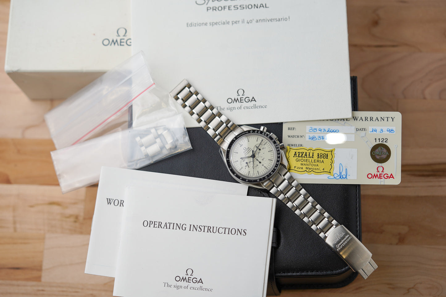 Omega Speedmaster "Italian Albino" 3593.20