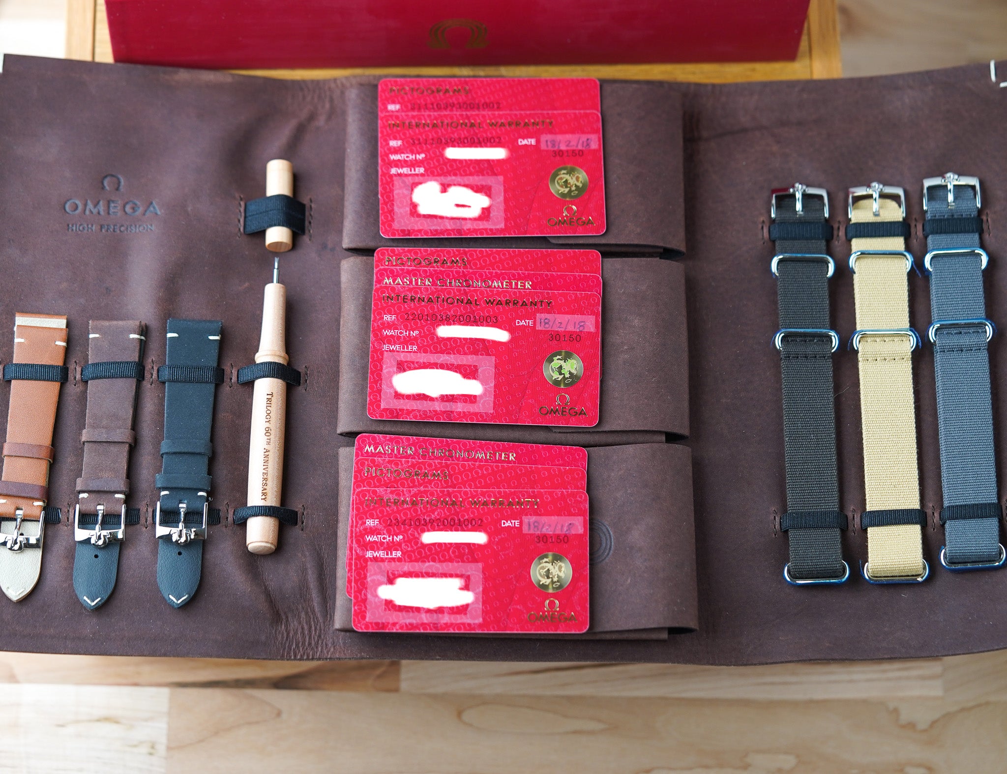 Omega Trilogy Collection 3 Watches 60th Anniversary Set