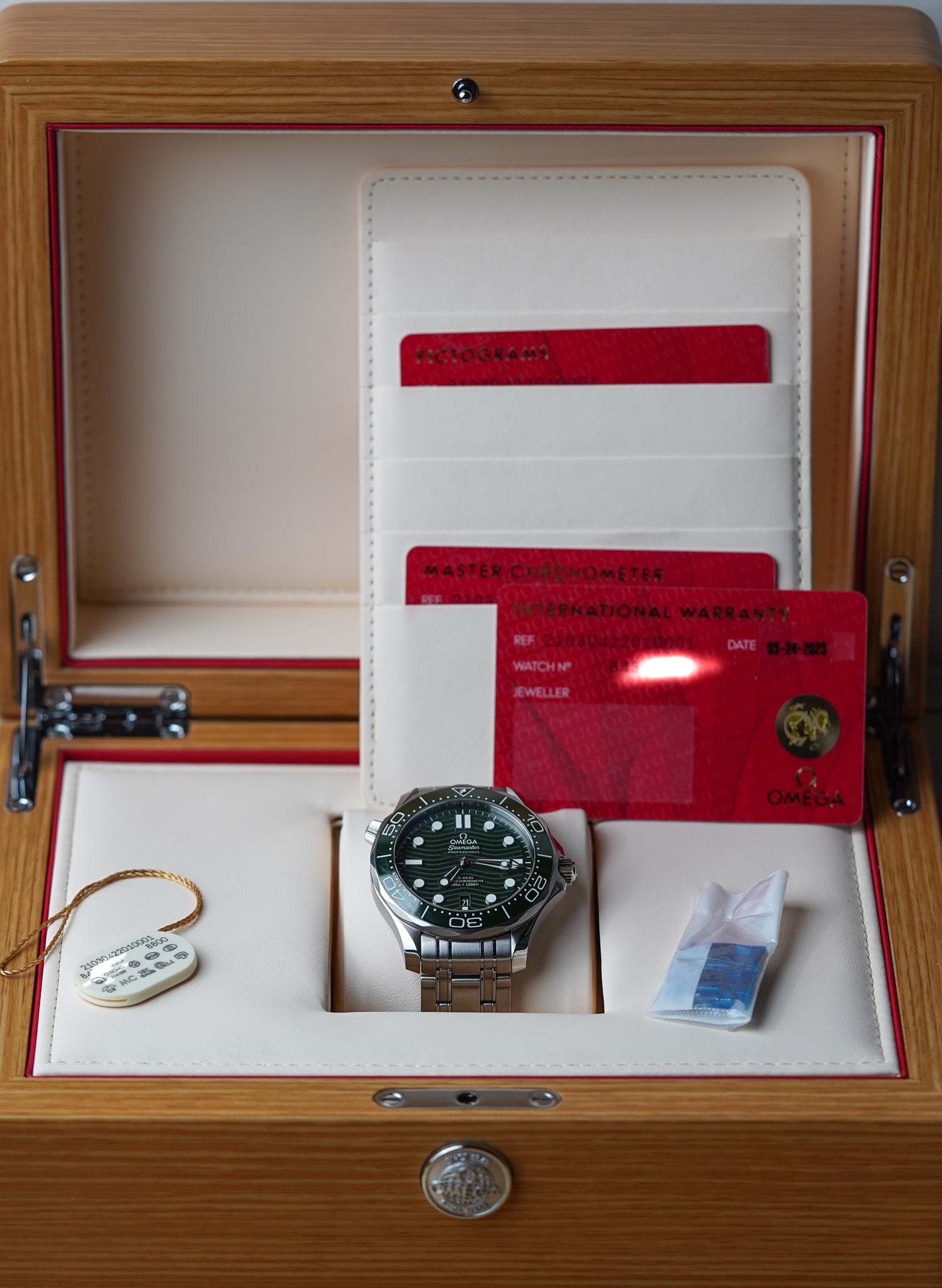 Omega Seamaster 300M Green 210.30.42.20.10.001 'Seaweed'