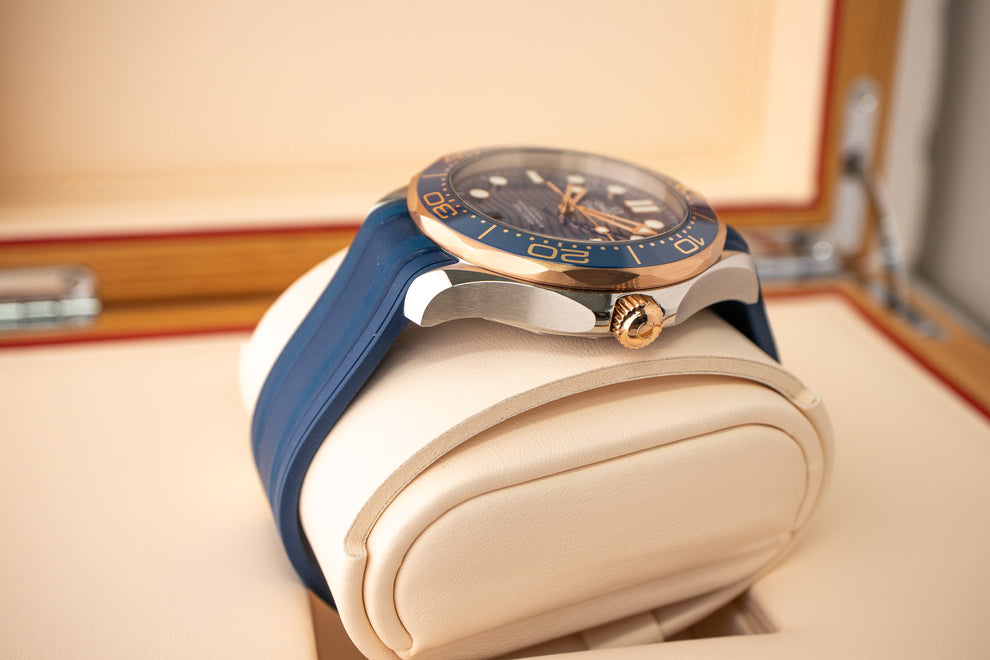 Omega Seamaster 300M Sedna Gold 210.22.42.20.03.002 – Belmont Watches