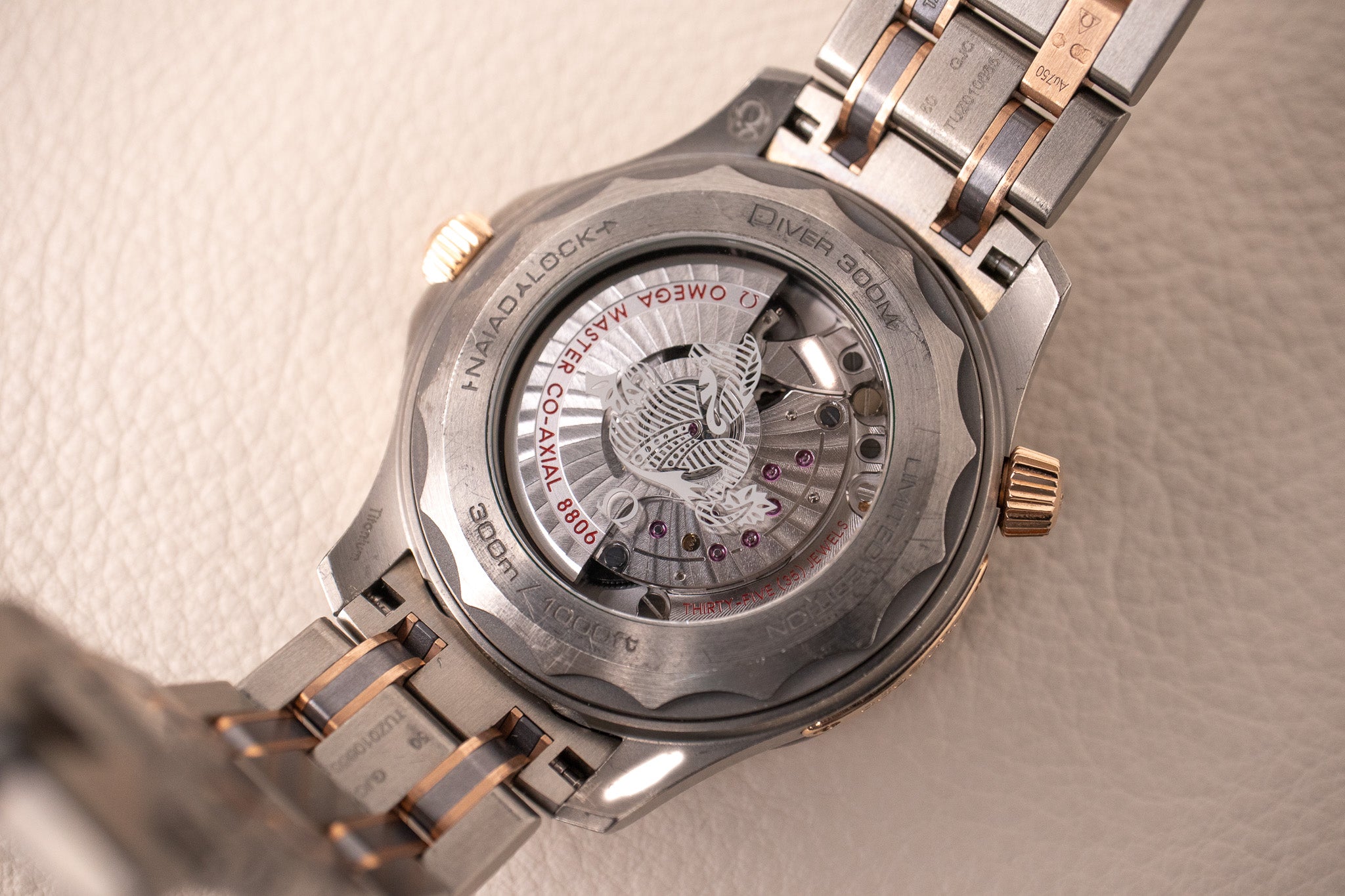 Omega Seamaster 300M Titanium ‑ Tantalum ‑ Sedna Gold 210.60.42.20