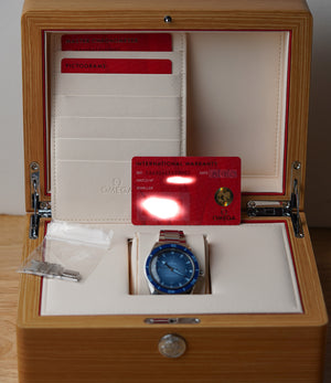Omega Seamaster 300 Summer Blue 41mm 234.30.41.21.03.002 75th Anniversary