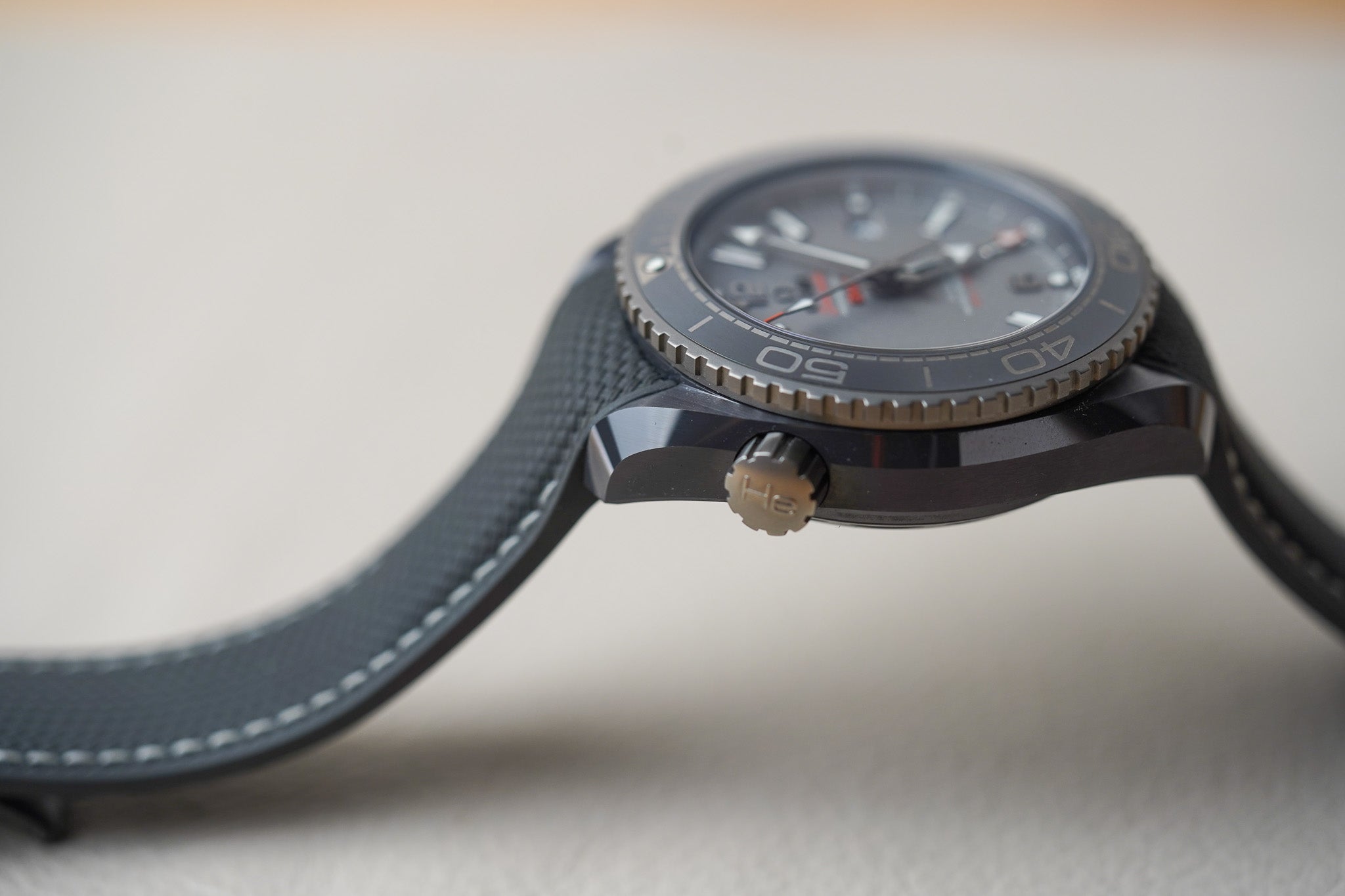 Omega Seamaster Planet Ocean 600M GMT Grey Ceramic 215.92.46.22
