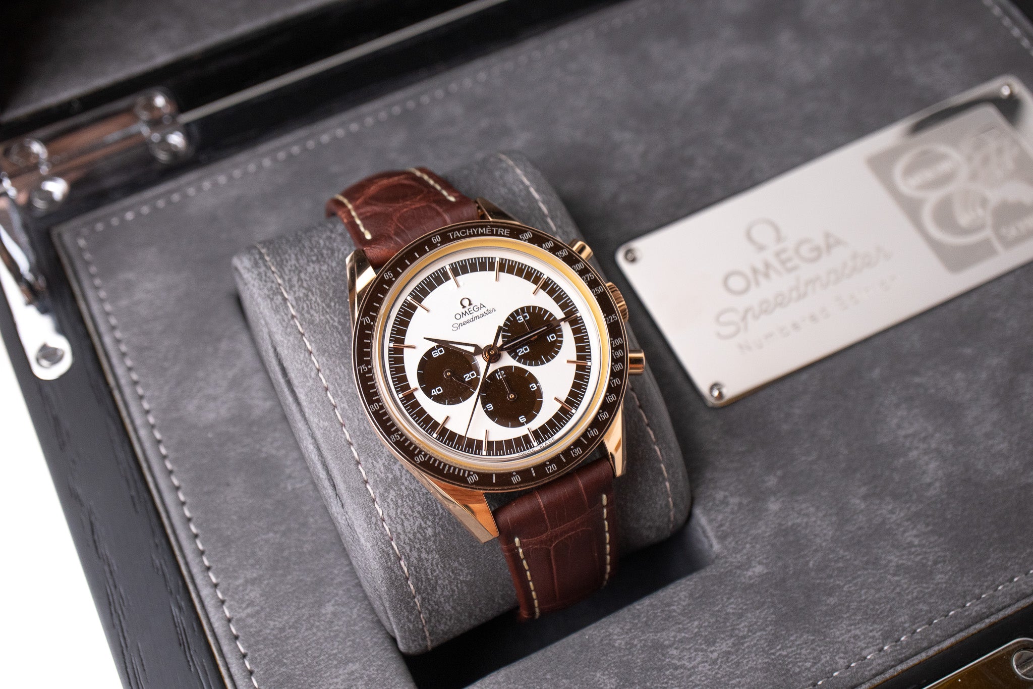 Omega Speedmaster First Omega In Space 18k Sedna Gold 311.63.40.30.02.001