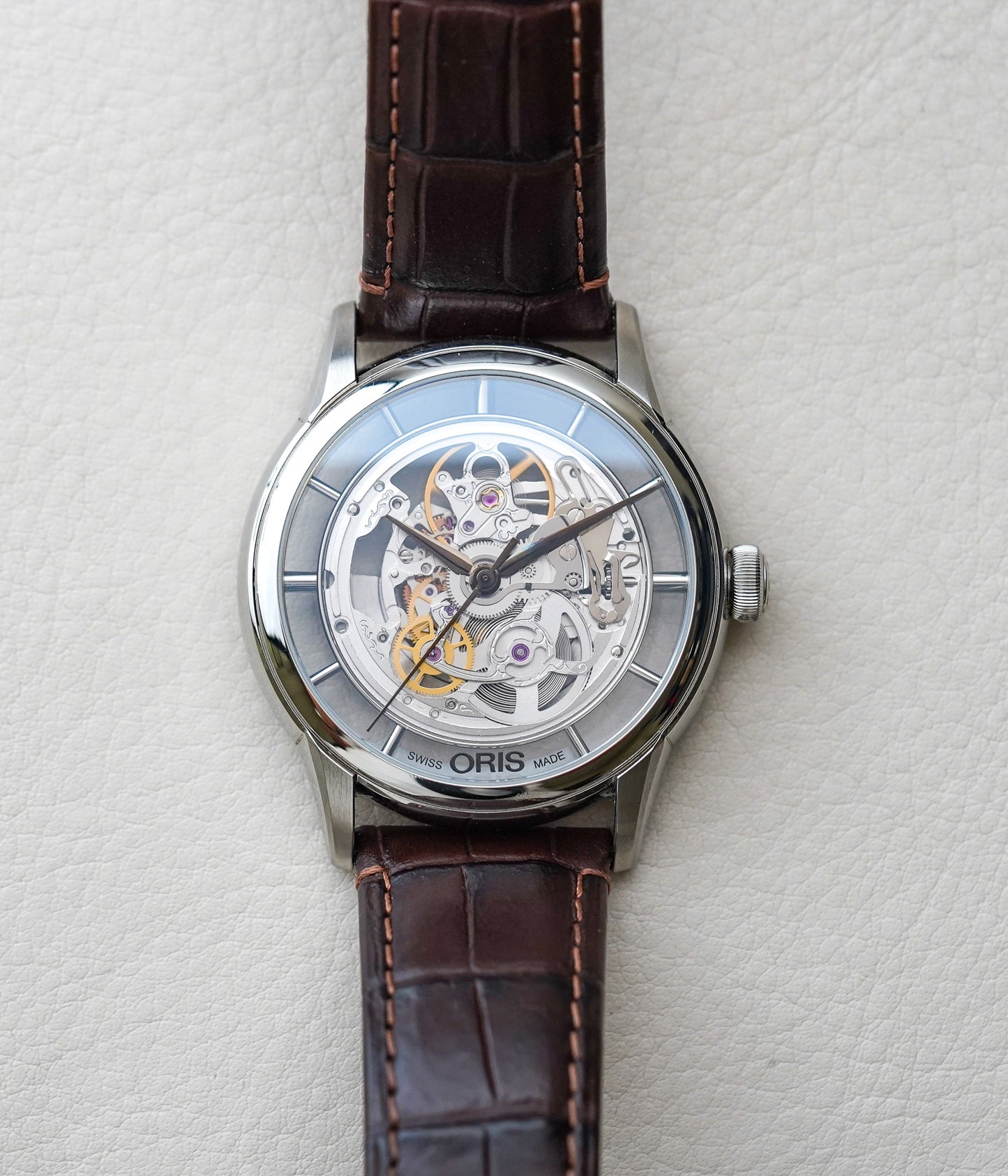Oris Artelier Translucent Skeleton 01 734 7684 4051-07 5 21 70FC