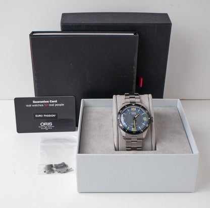 Oris Divers Sixty-Five Blue-Grey