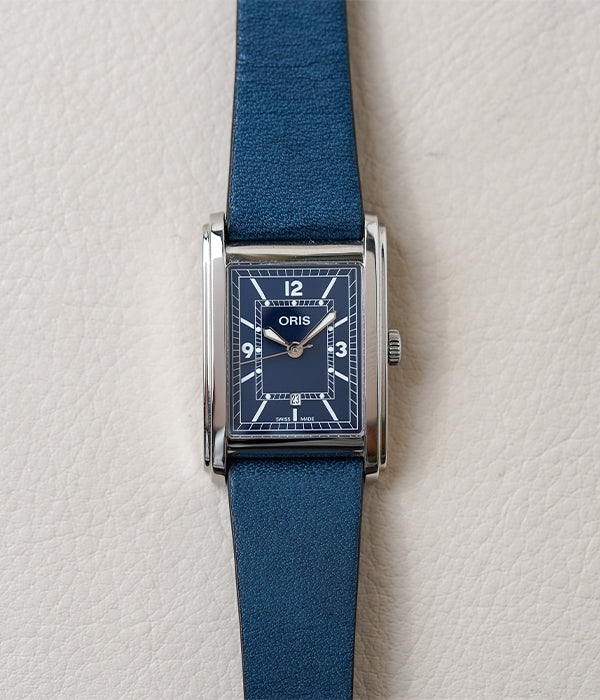 Oris Rectangular Blue 01 561 7783 4065