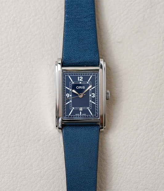 Oris Rectangular Blue 01 561 7783 4065
