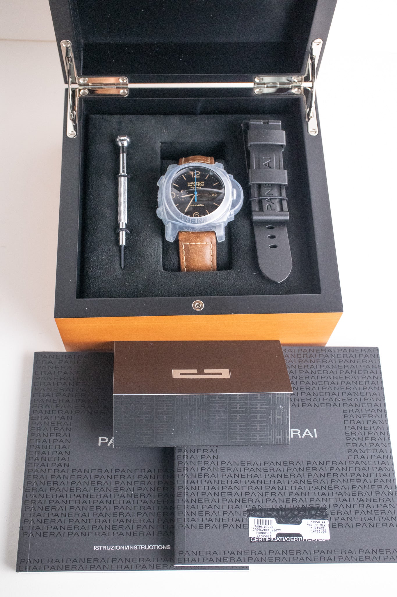 Panerai Luminor 1950 3 Days Chrono Flyback Ceramica PAM580