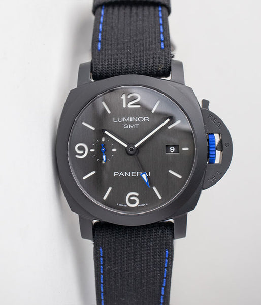 Panerai luminor gmt blau deals
