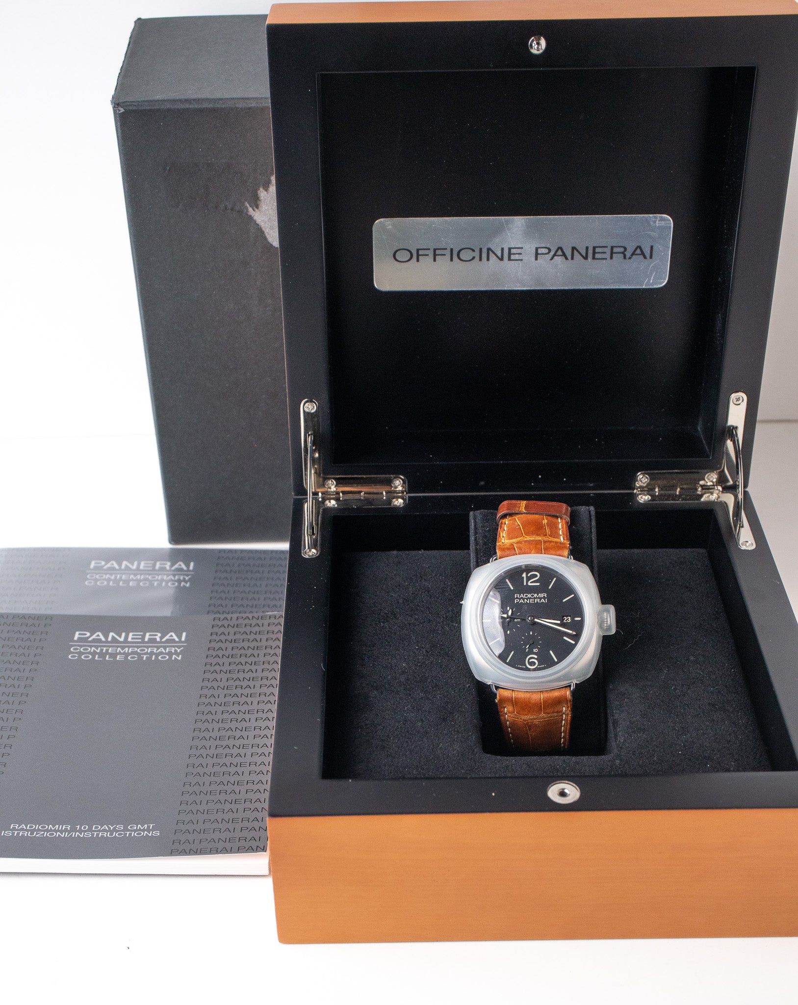 Panerai Radiomir 10 Days GMT Acciaio PAM323