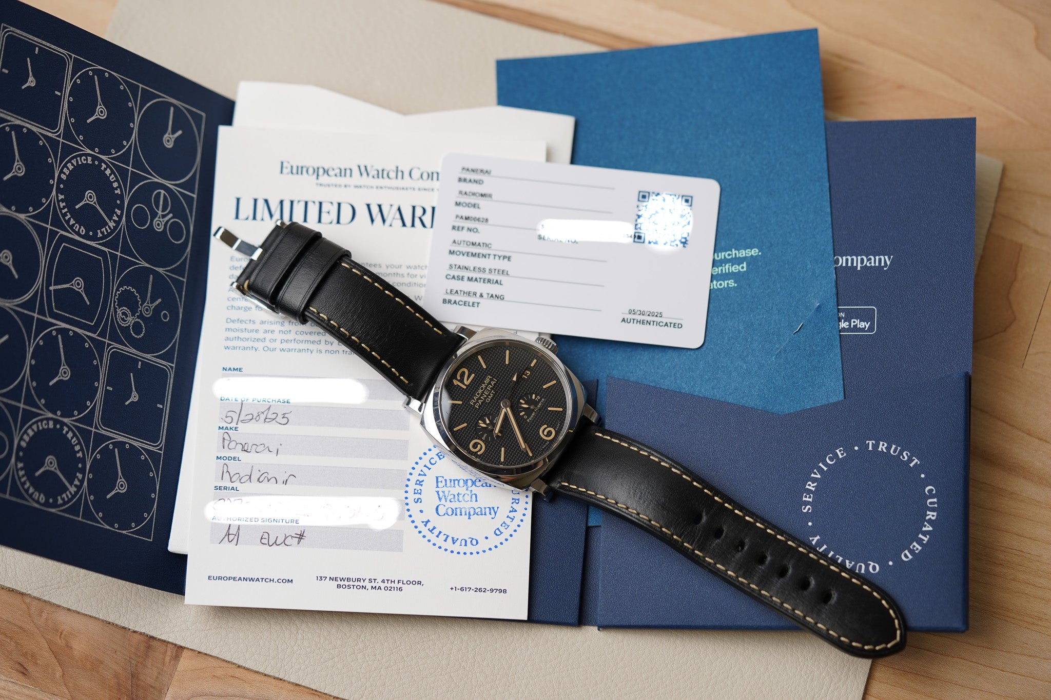 Panerai Radiomir 1940 GMT Power Reserve PAM628