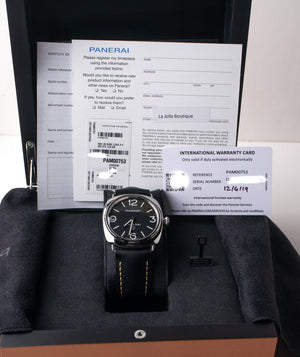 Panerai Radiomir Base Logo 3 Days PAM753