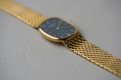 Patek Philippe Ellipse 3848/008 Yellow Gold Blue Dial