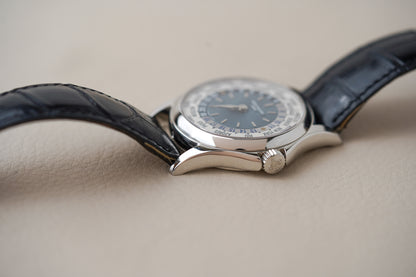Patek Philippe World Time 5110P Platinum Blue 37mm
