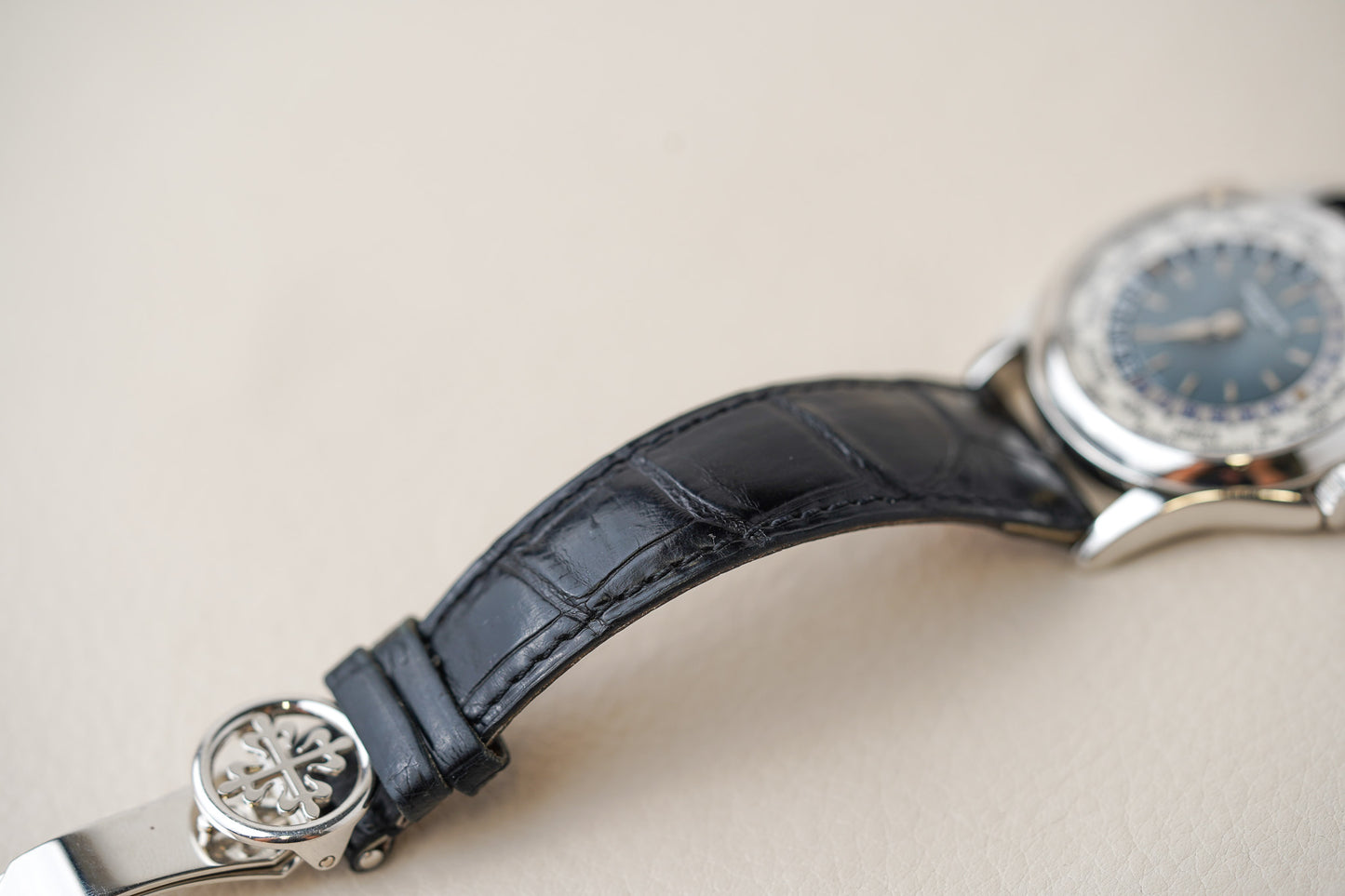 Patek Philippe World Time 5110P Platinum Blue 37mm