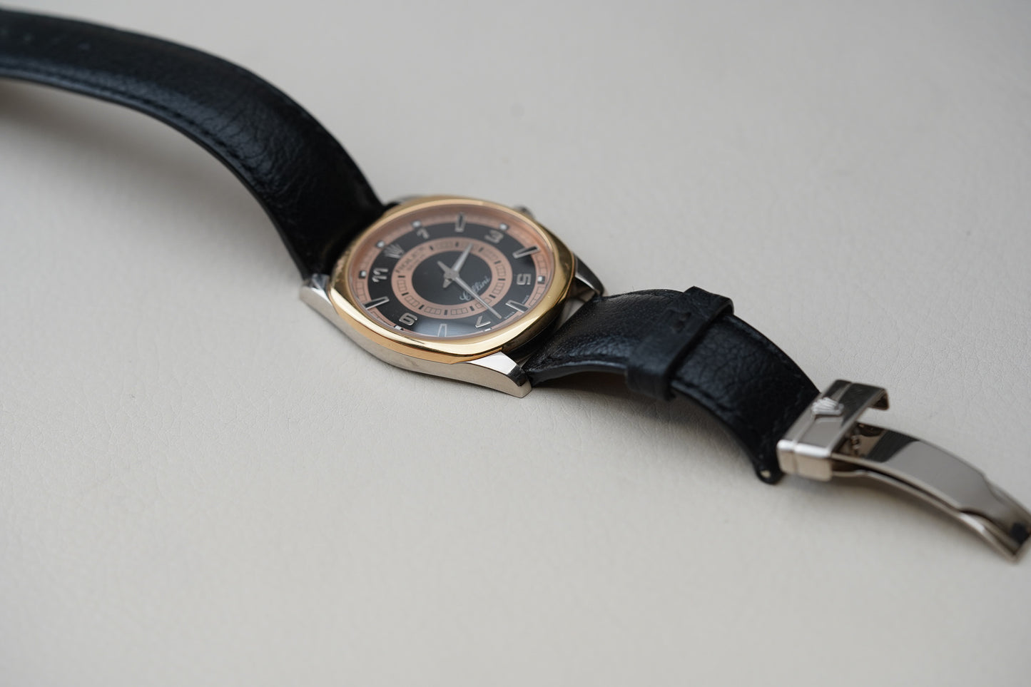Rolex Cellini Danaos 4243 XL 18k White Gold Bullseye Dial