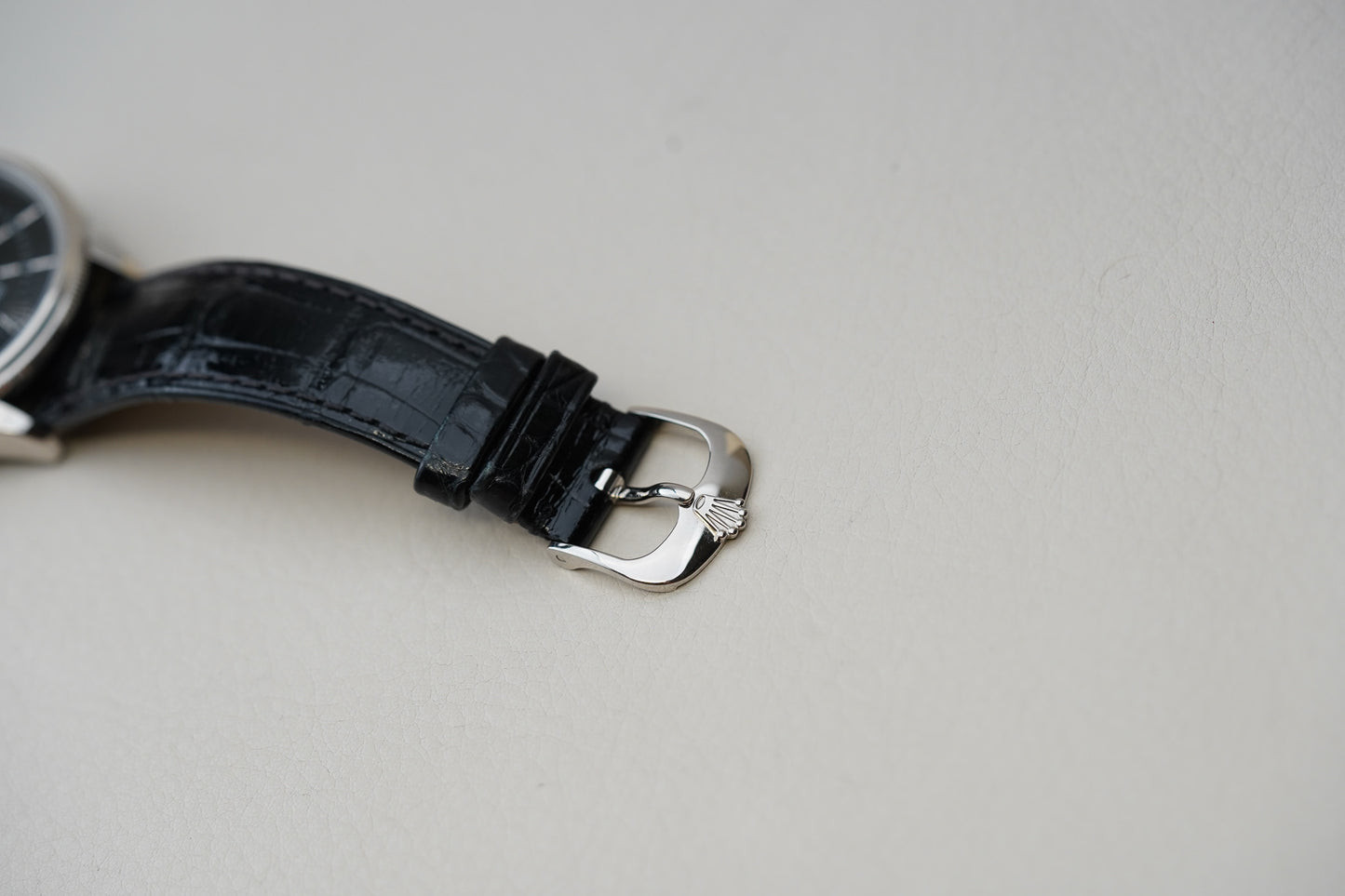 Rolex Cellini Dual Time 18K White Gold 50529