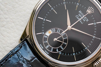 Rolex Cellini Dual Time 18K White Gold 50529