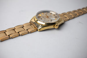 1972 Rolex Date 1505 Gold "Silver Mosaic"