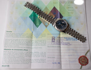 Rolex Datejust 116234 Blue Roman