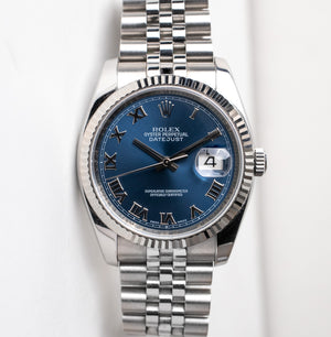 Rolex Datejust 116234 Blue Roman