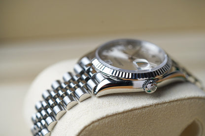 Rolex Datejust 126234 Silver Diamond 6/9 Dial
