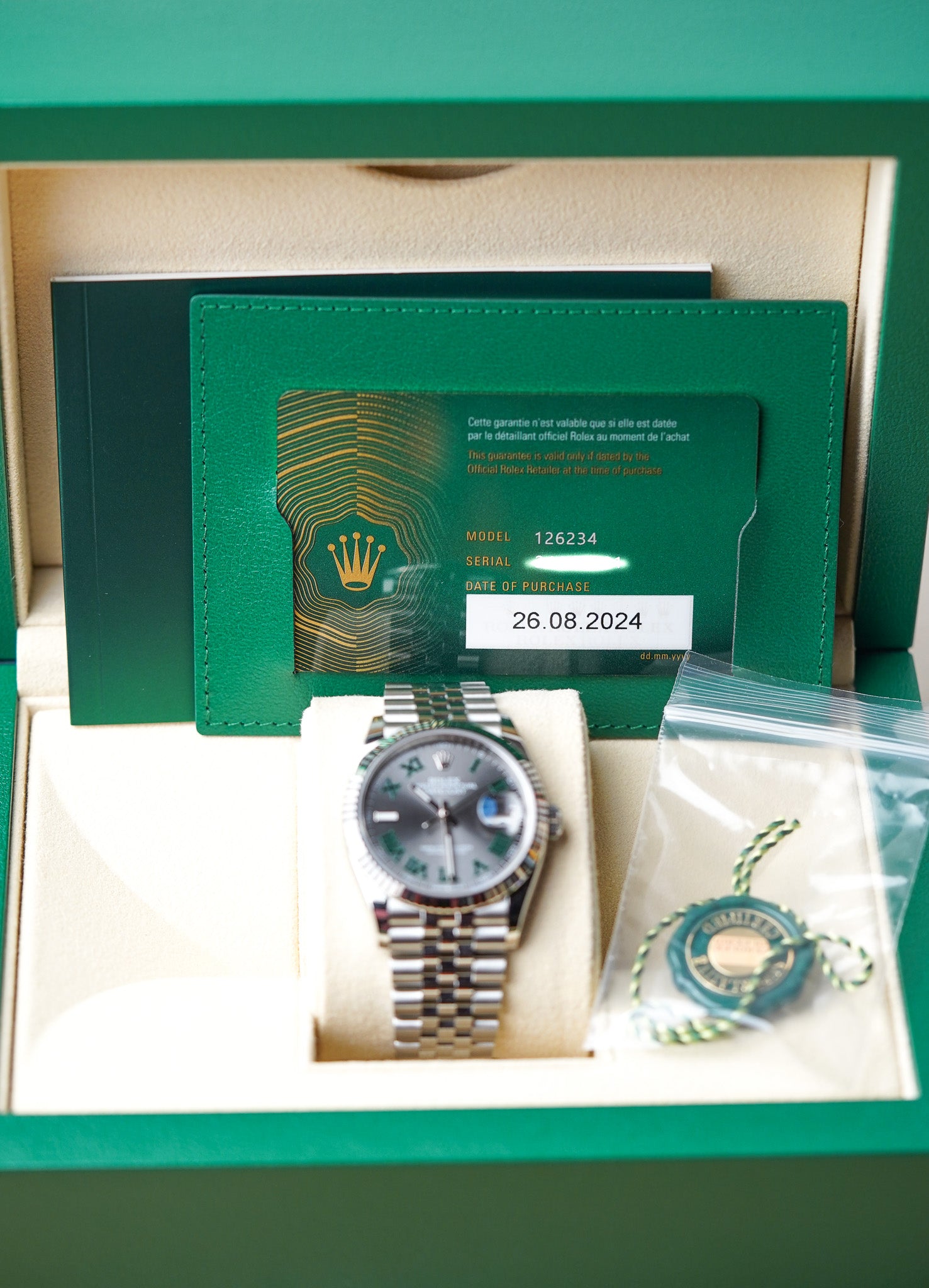 Rolex Datejust 126234 Wimbledon