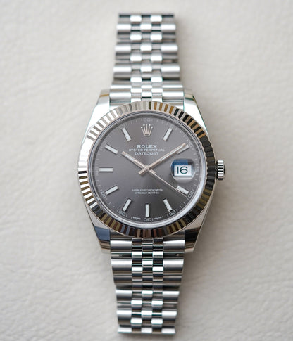 Rolex Datejust 126334 41mm Rhodium Dial