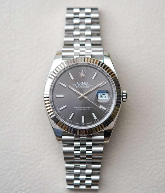 Rolex Datejust 126334 41mm Rhodium Dial