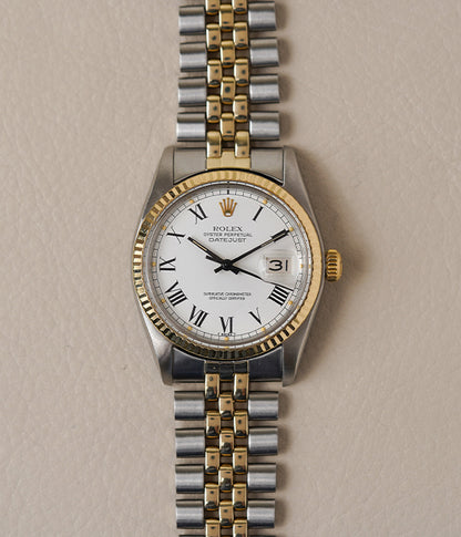 1978 Rolex Datejust 16013 Two Tone White Buckley Dial