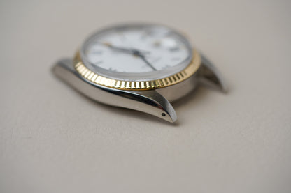 1978 Rolex Datejust 16013 Two Tone White Buckley Dial