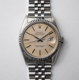 1978 Rolex Datejust 16014 Linen Dial