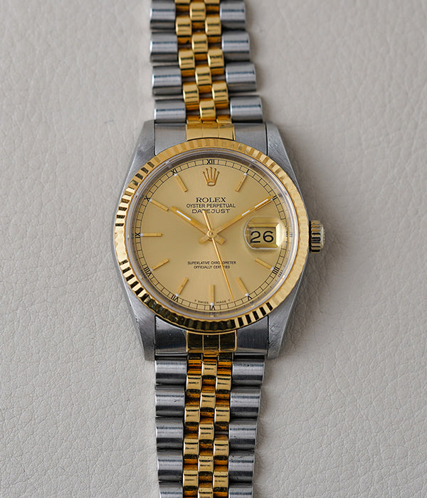 Rolex Datejust 16233 Champagne Dial