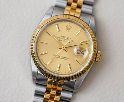 Rolex Datejust 16233 Champagne Dial