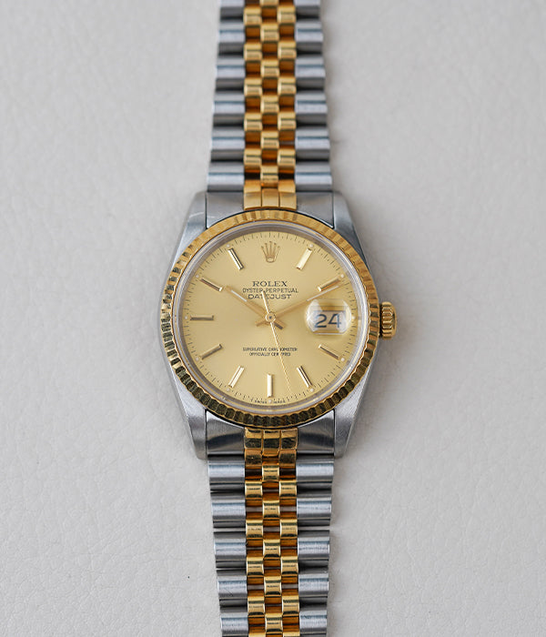Rolex Datejust 16233 Champagne Dial