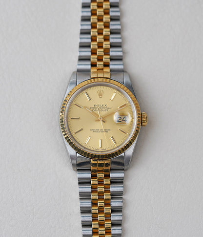 Rolex Datejust 16233 Champagne Dial