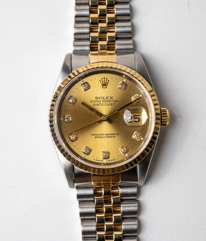 Rolex Datejust 16233G Diamond Dial