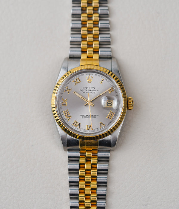 Rolex Datejust 16233 Gray Roman Dial