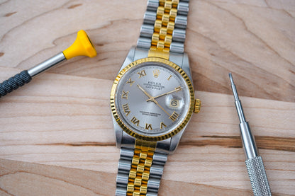 Rolex Datejust 16233 Gray Roman Dial
