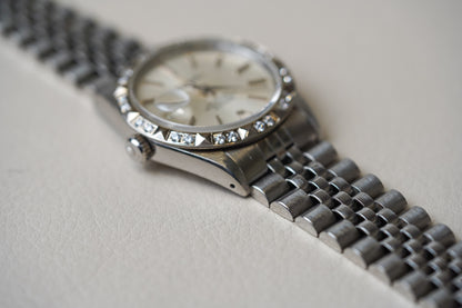 Rolex Datejust 16234 Pyramid Diamond Bezel