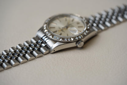Rolex Datejust 16234 Pyramid Diamond Bezel