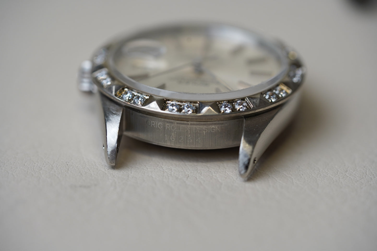 Rolex Datejust 16234 Pyramid Diamond Bezel