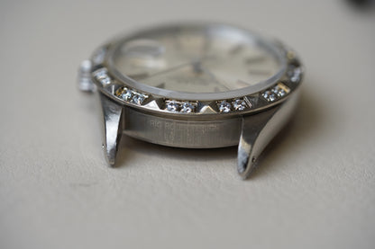 Rolex Datejust 16234 Pyramid Diamond Bezel