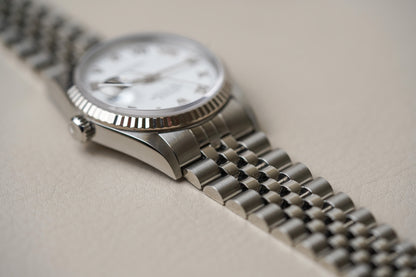 Rolex Datejust 16234 White Roman Dial