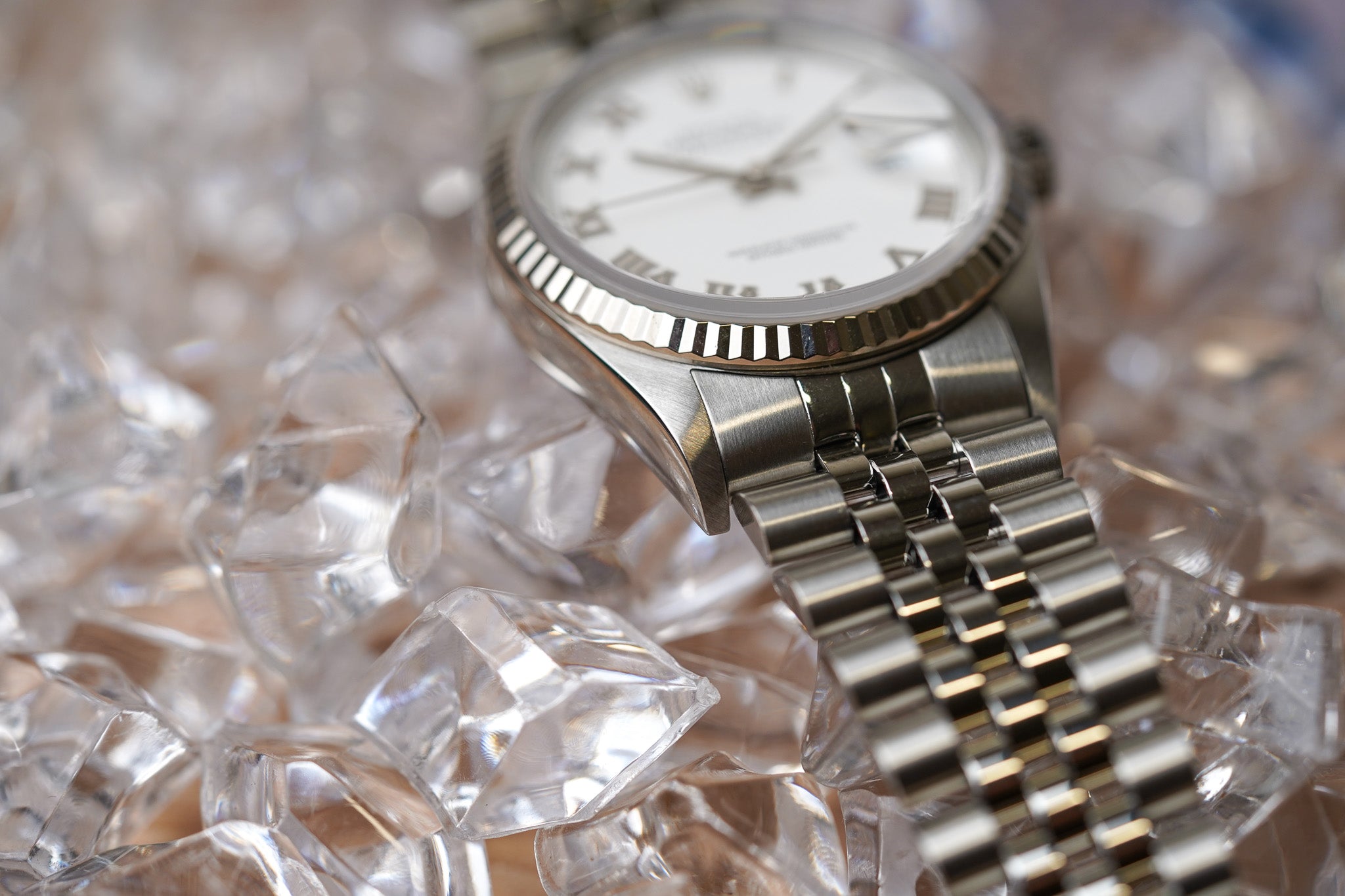 Rolex Datejust 16234 White Roman Dial