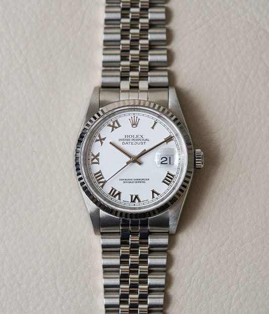 Rolex Datejust 16234 White Roman Dial