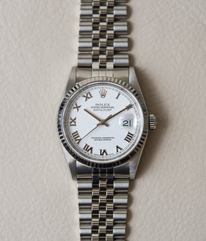 Rolex Datejust 16234 White Roman Dial