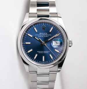 Rolex Datejust 36 126200 Blue Dial