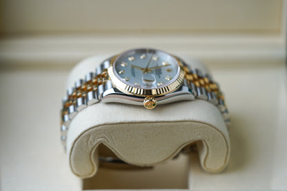 Rolex Datejust 36 Mother of Pearl Diamond Dial Jubilee 126233